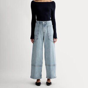 Everlane Way High Gardener Jean in Saltwater size 25
